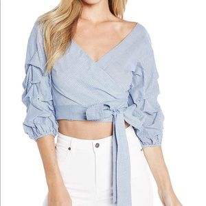 Bardot Marina Stripe Top SZ 6